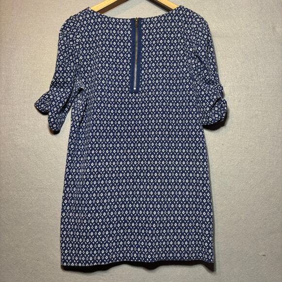 Anthropologie Akemi Kin Boho Dress M Blue Red Embroidered Artsy Indie Folk - Picture 2 of 9
